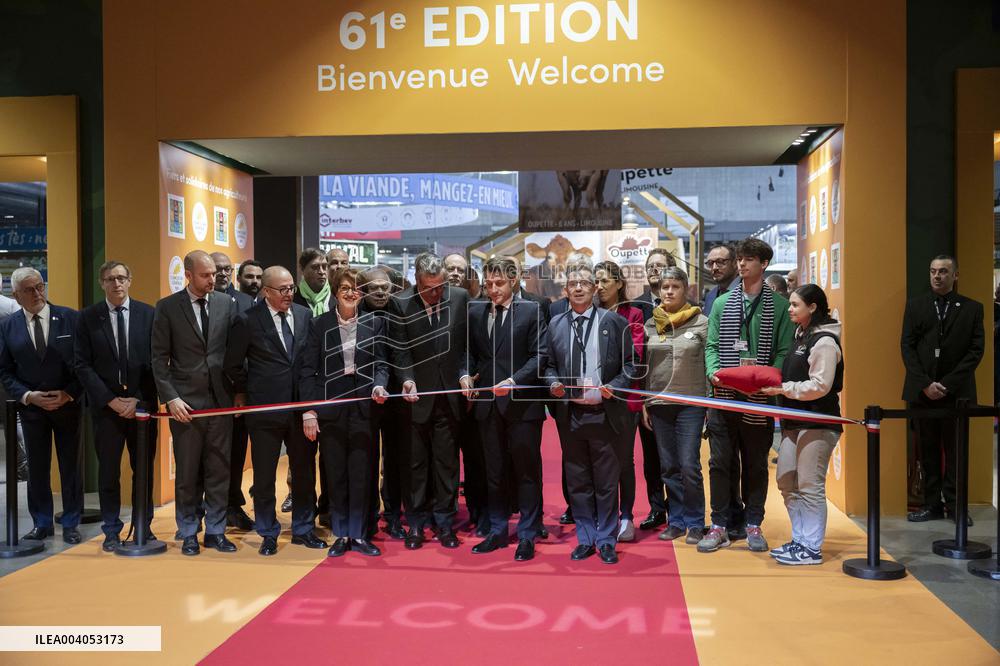 President Macron inaugurates the International Agricultural Show - Paris
