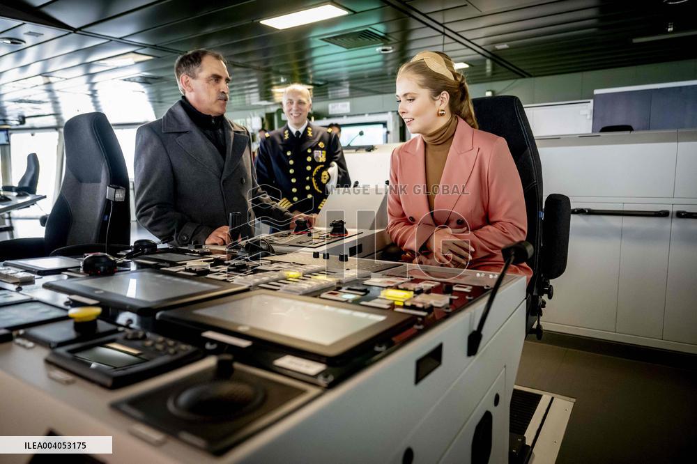 First Official Solo Job Of Princess Amalia - Netherlands