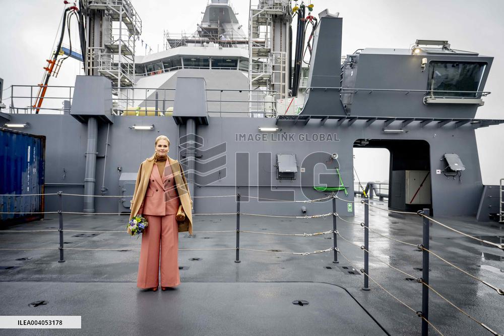 First Official Solo Job Of Princess Amalia - Netherlands