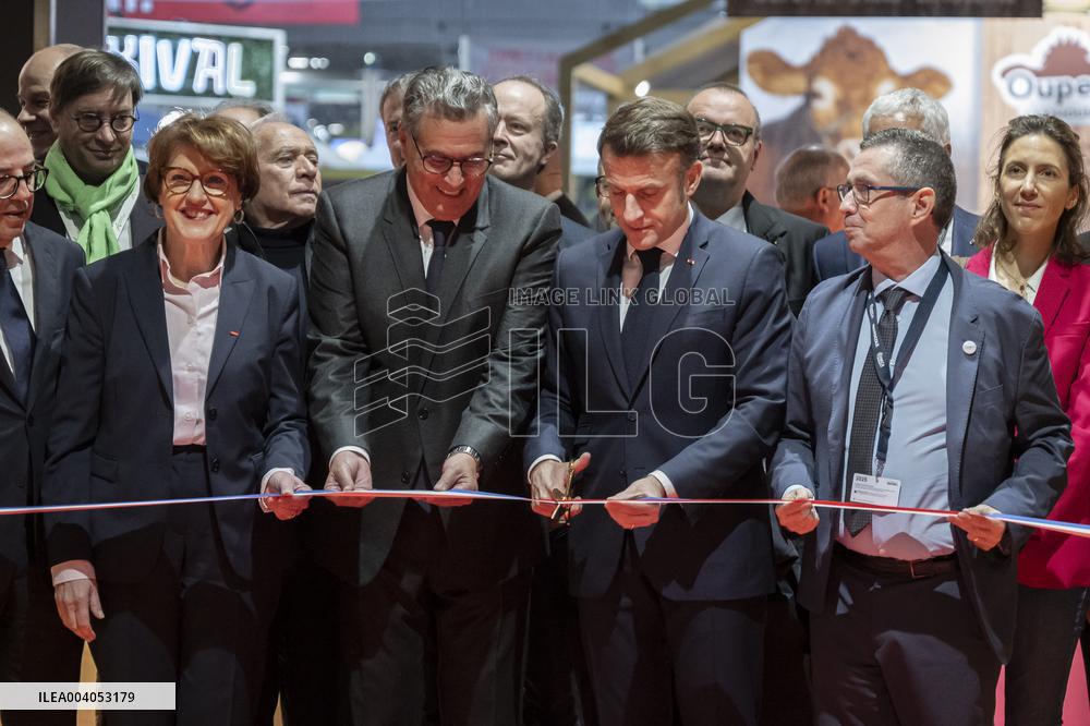 President Macron inaugurates the International Agricultural Show - Paris