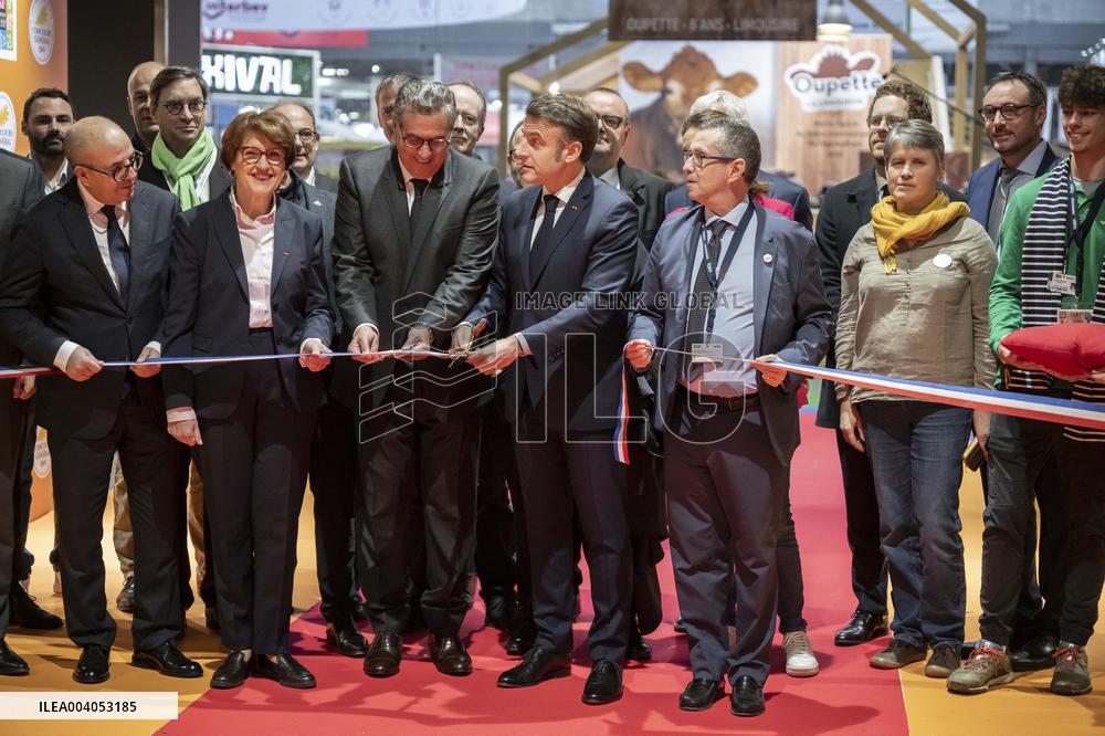 President Macron inaugurates the International Agricultural Show - Paris