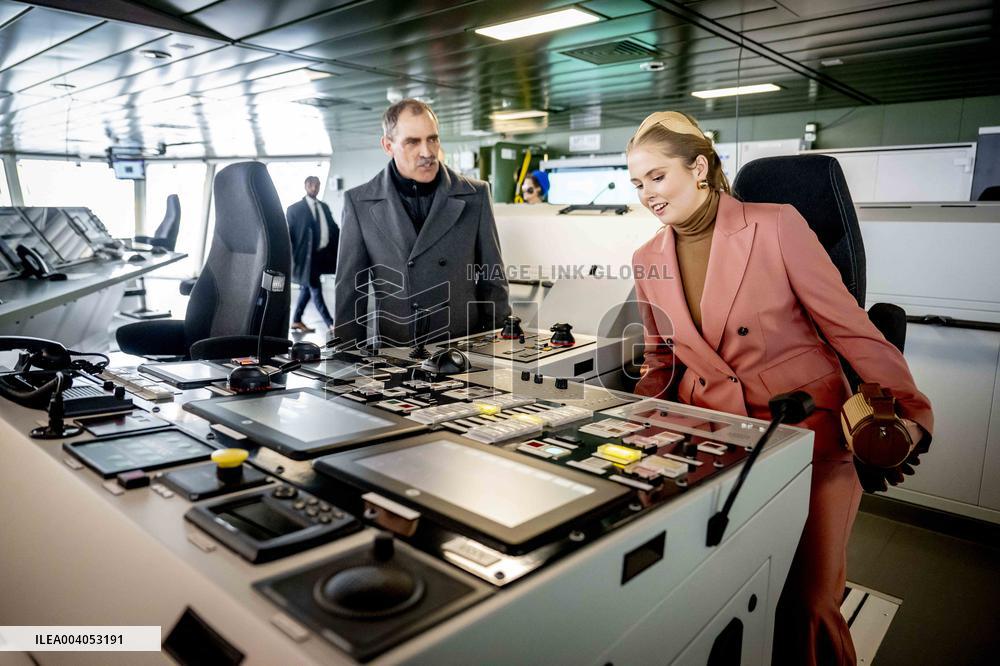 First Official Solo Job Of Princess Amalia - Netherlands