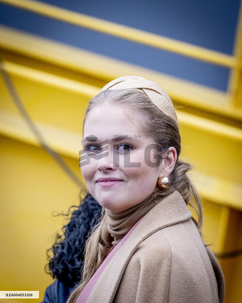 First Official Solo Job Of Princess Amalia - Netherlands