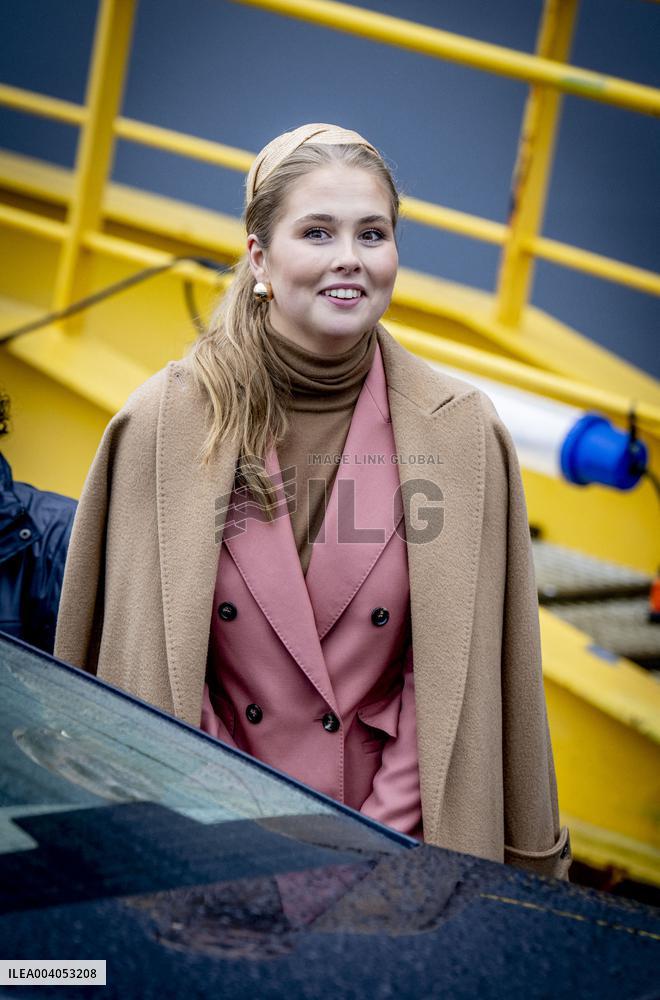 First Official Solo Job Of Princess Amalia - Netherlands