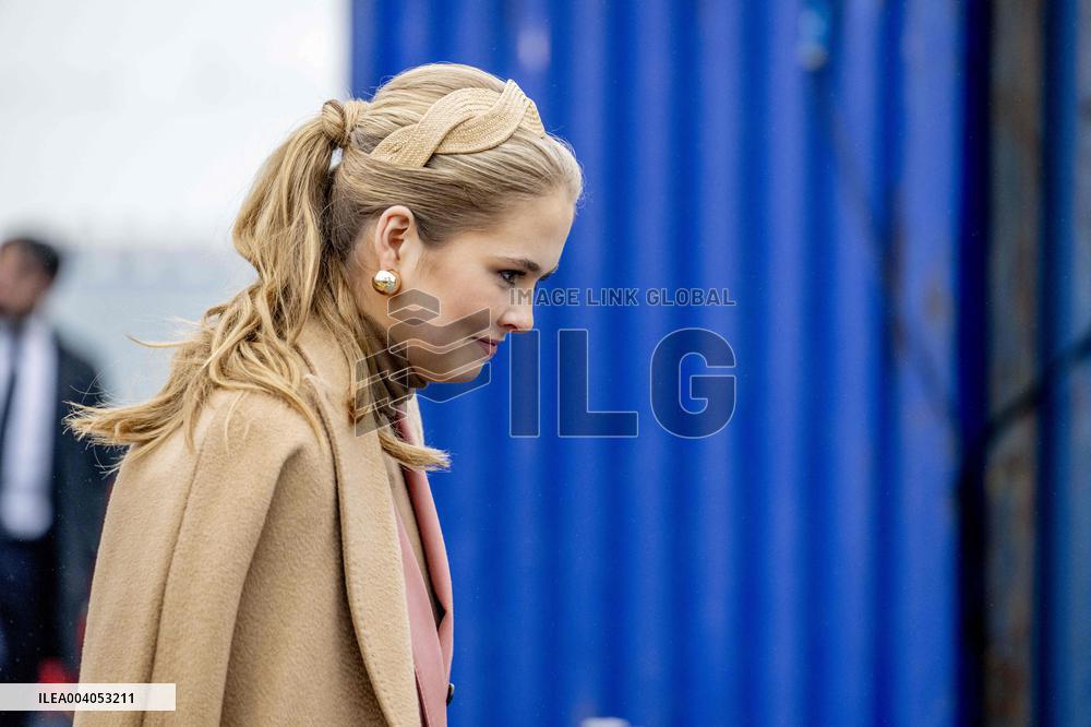 First Official Solo Job Of Princess Amalia - Netherlands