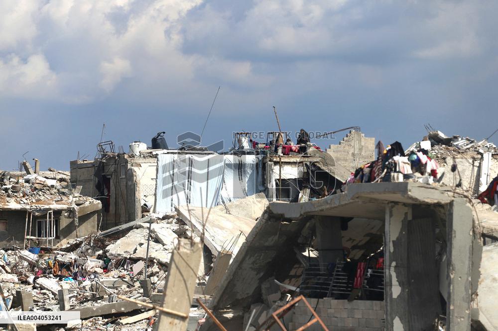 Jabalia Refugee Camp In Gaza