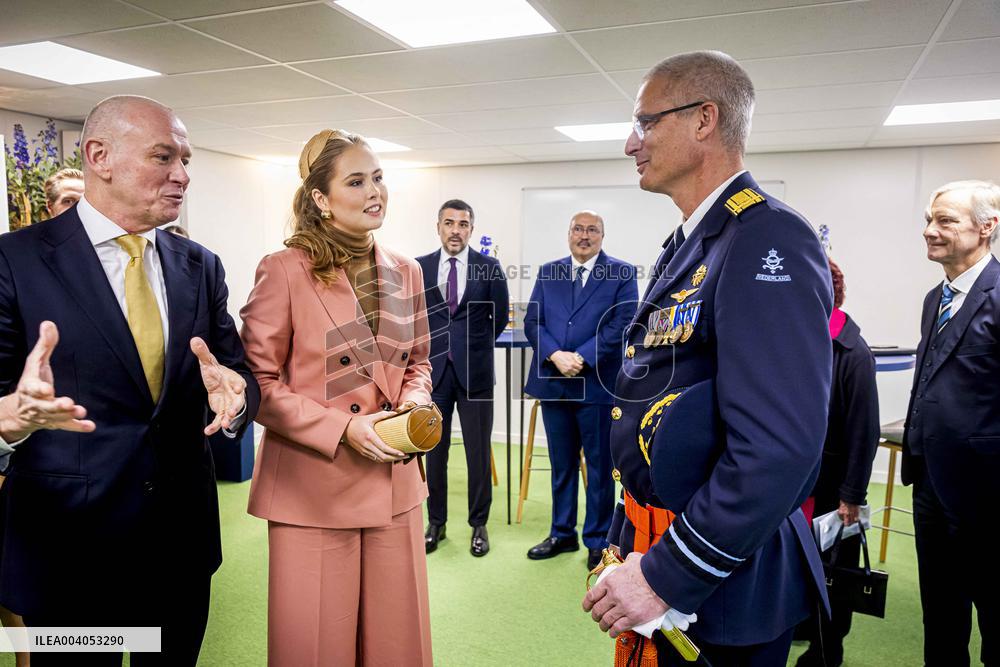 First Official Solo Job Of Princess Amalia - Netherlands