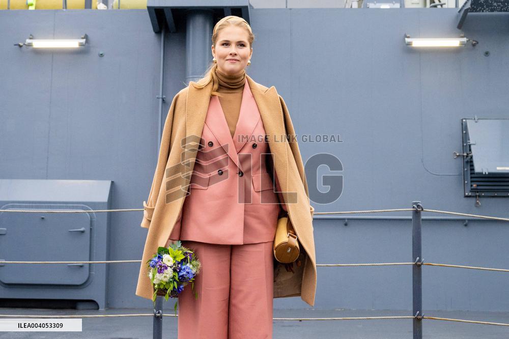 First Official Solo Job Of Princess Amalia - Netherlands