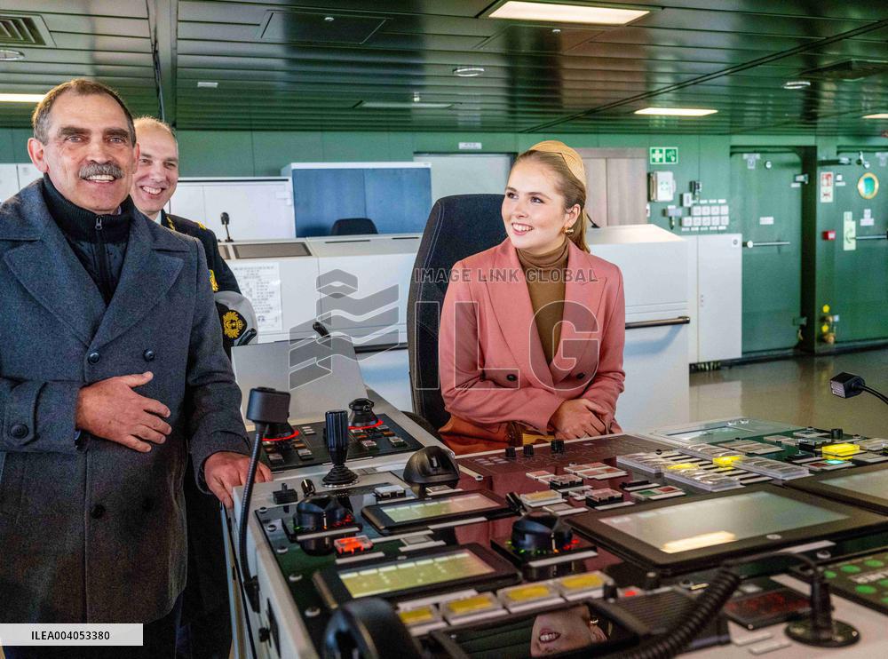 First Official Solo Job Of Princess Amalia - Netherlands