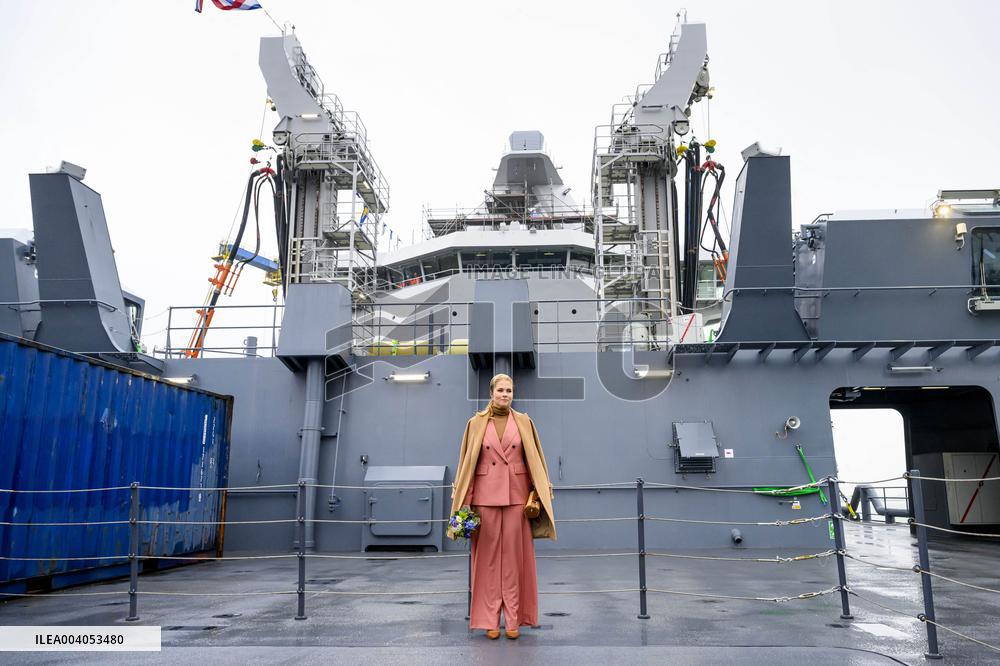 First Official Solo Job Of Princess Amalia - Netherlands