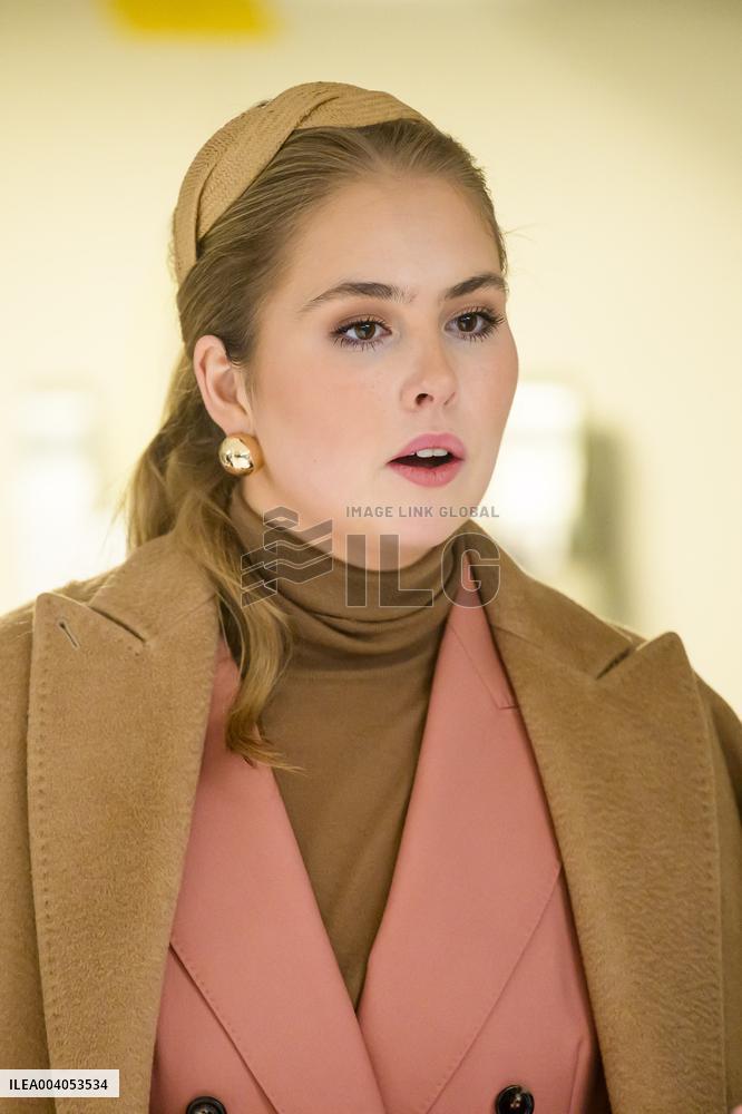 First Official Solo Job Of Princess Amalia - Netherlands