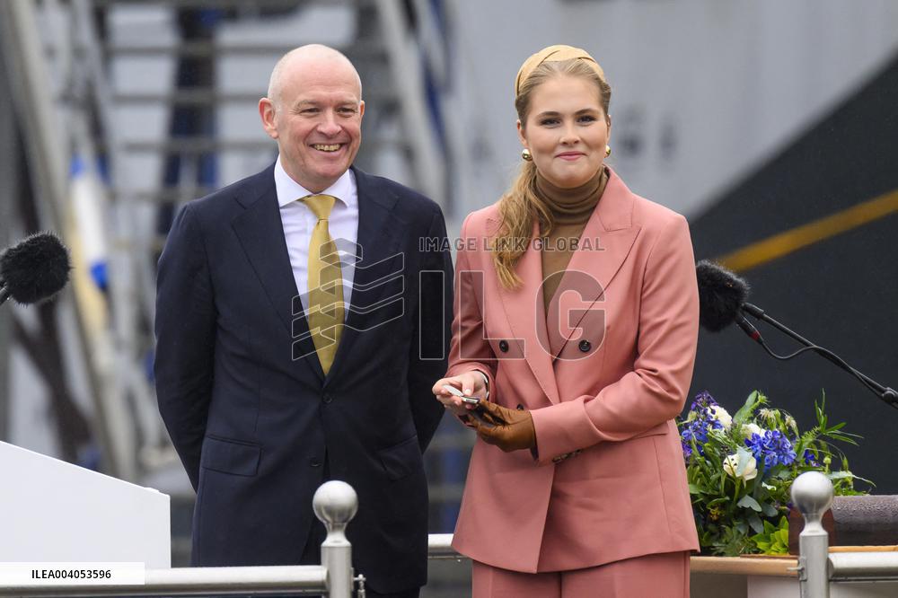 First Official Solo Job Of Princess Amalia - Netherlands