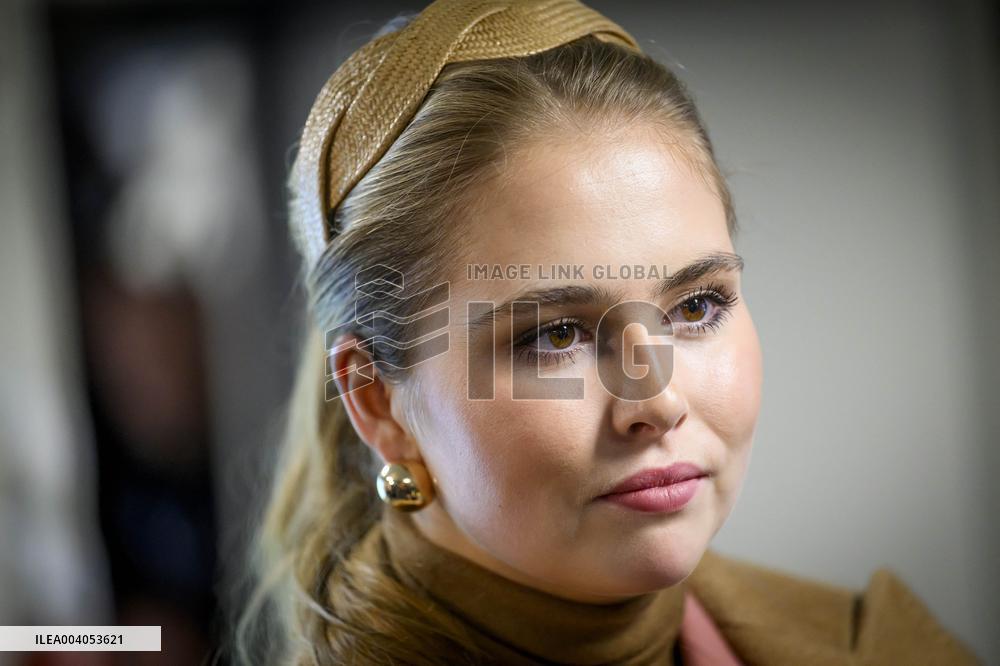 First Official Solo Job Of Princess Amalia - Netherlands