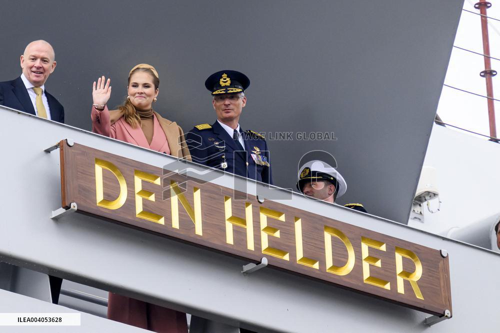 First Official Solo Job Of Princess Amalia - Netherlands