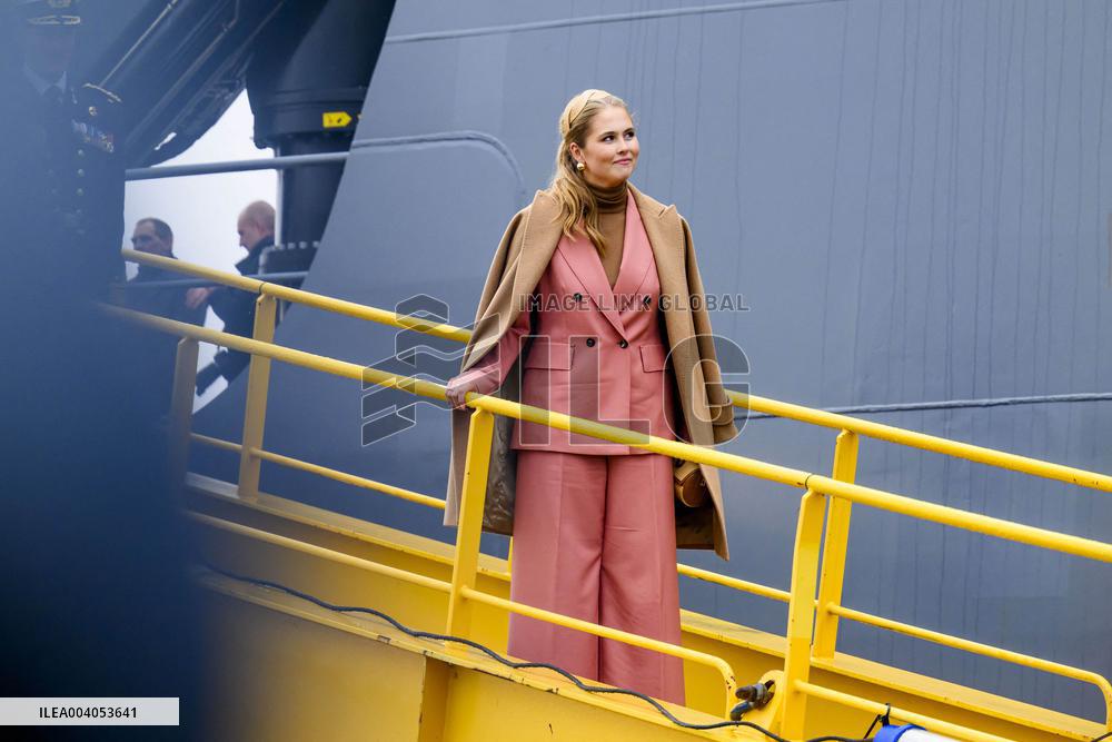 First Official Solo Job Of Princess Amalia - Netherlands