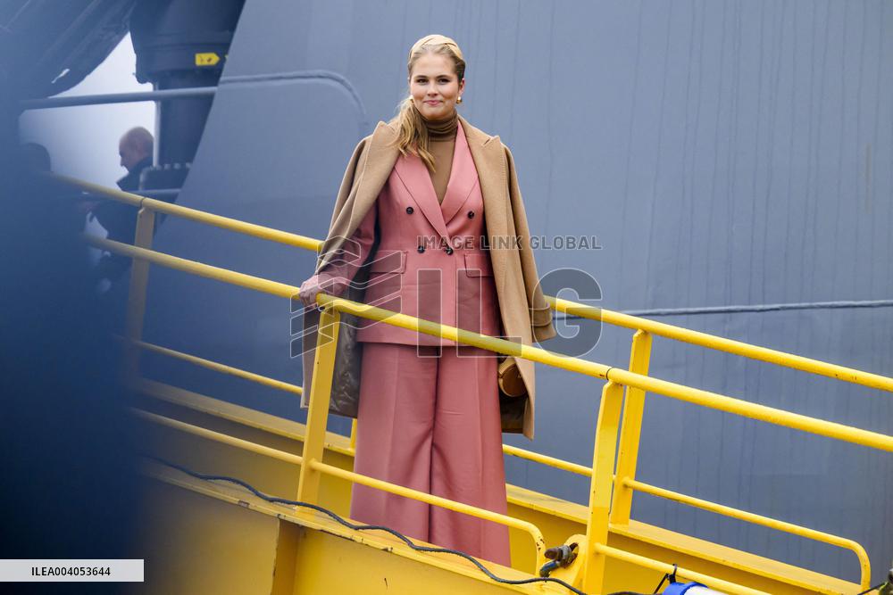 First Official Solo Job Of Princess Amalia - Netherlands