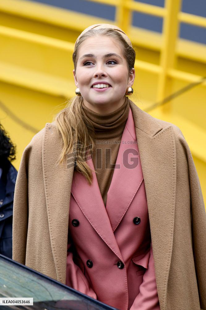 First Official Solo Job Of Princess Amalia - Netherlands