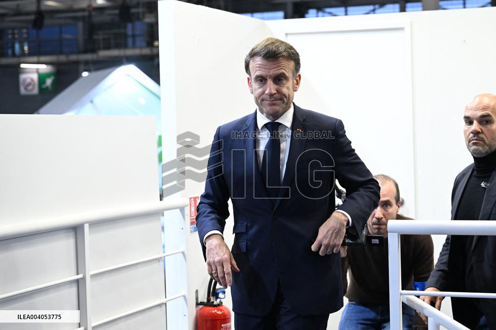 Statement by President Macron following the Mulhouse attack, at Agricultural Fair - Paris