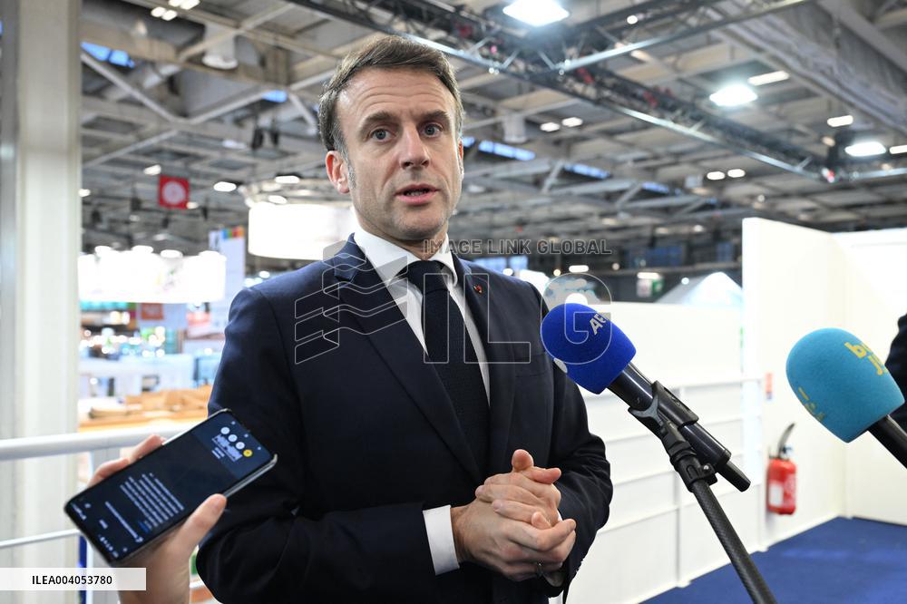 Statement by President Macron following the Mulhouse attack, at Agricultural Fair - Paris