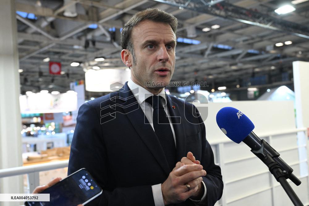 Statement by President Macron following the Mulhouse attack, at Agricultural Fair - Paris