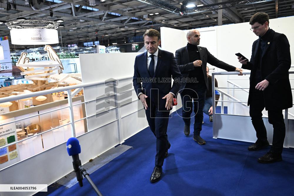 Statement by President Macron following the Mulhouse attack, at Agricultural Fair - Paris