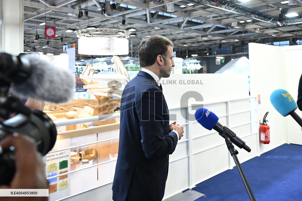 Statement by President Macron following the Mulhouse attack, at Agricultural Fair - Paris