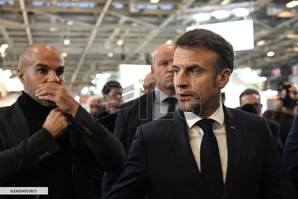 Statement by President Macron following the Mulhouse attack, at Agricultural Fair - Paris