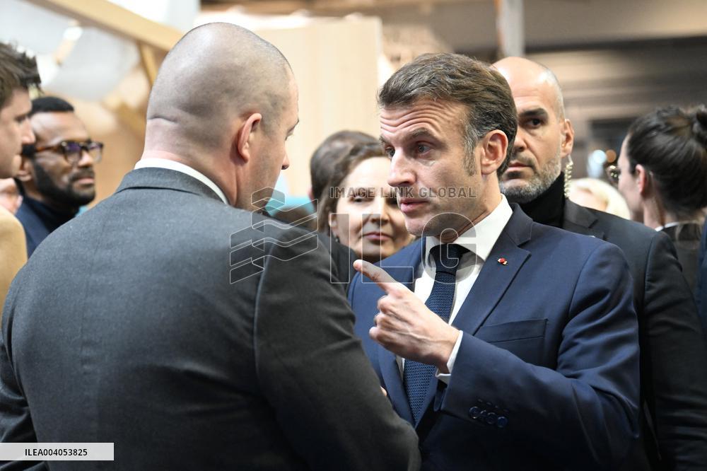 Statement by President Macron following the Mulhouse attack, at Agricultural Fair - Paris