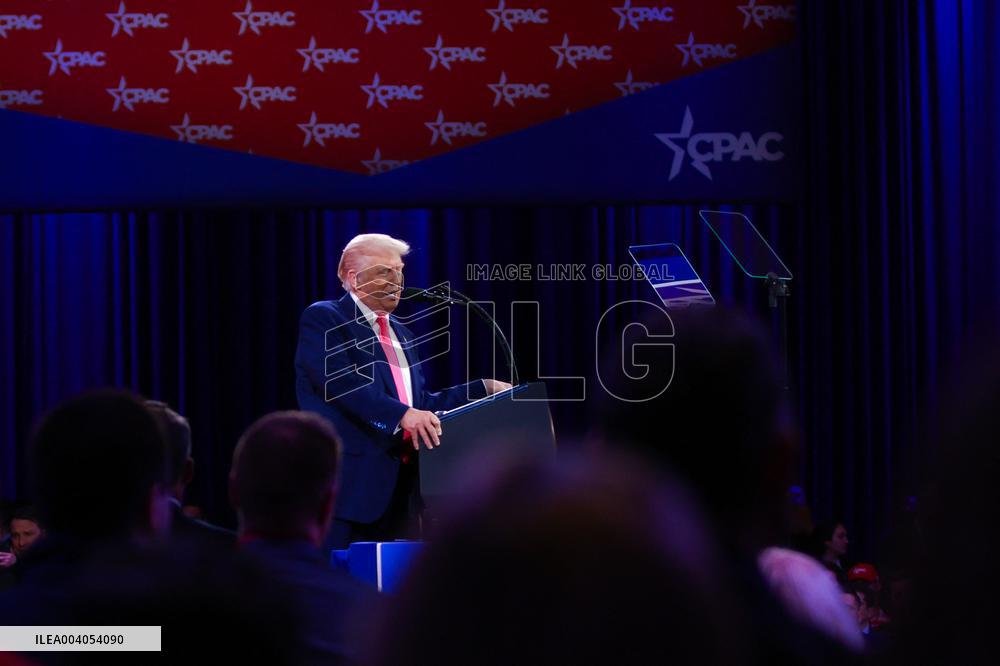 Donald Trump At CPAC 2025 - Maryland