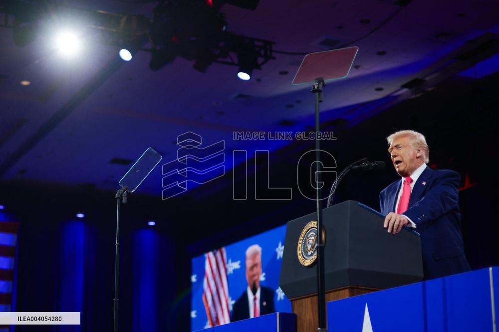 MD: President Donald Trump speaks at CPAC 2025