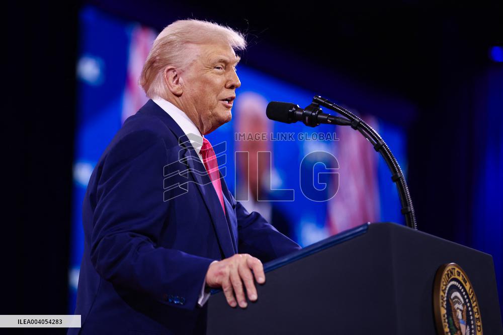 MD: President Donald Trump speaks at CPAC 2025