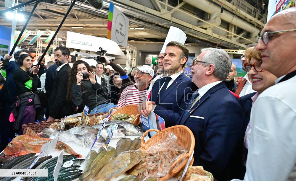 Macron inaugurates the International Agricultural Show - Paris