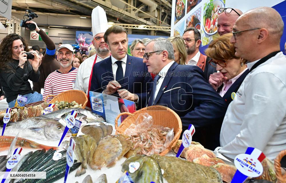 Macron inaugurates the International Agricultural Show - Paris
