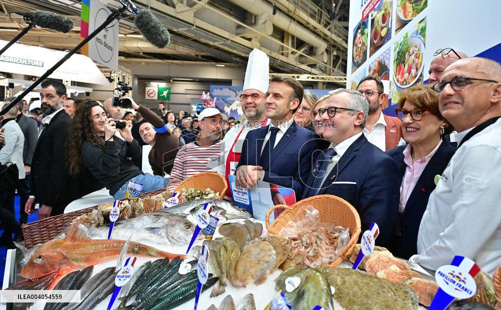 Macron inaugurates the International Agricultural Show - Paris