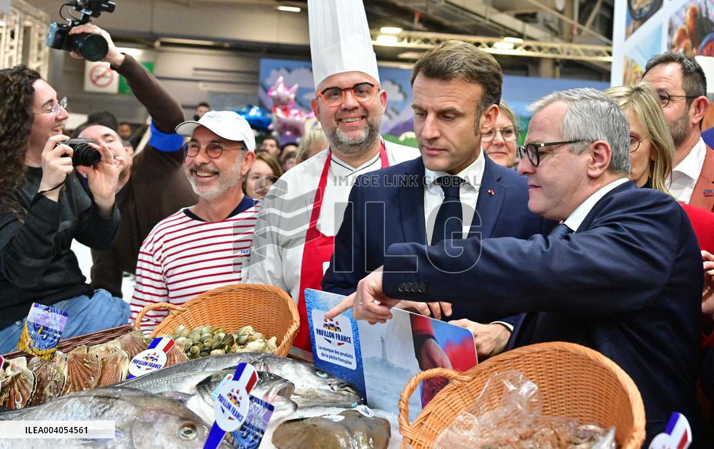 Macron inaugurates the International Agricultural Show - Paris