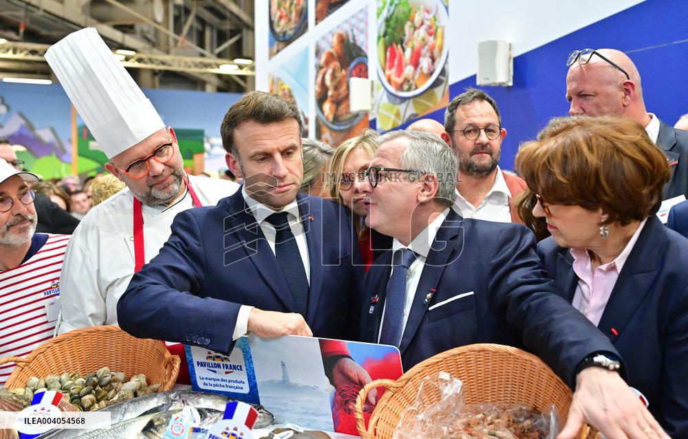 Macron inaugurates the International Agricultural Show - Paris