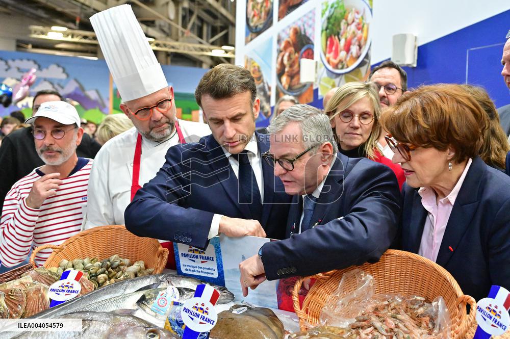 Macron inaugurates the International Agricultural Show - Paris