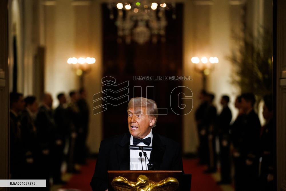 DC: President Trump Hosts National Governors Association Dinner at the White House