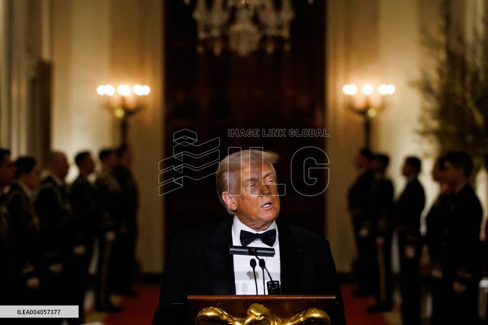 DC: President Trump Hosts National Governors Association Dinner at the White House