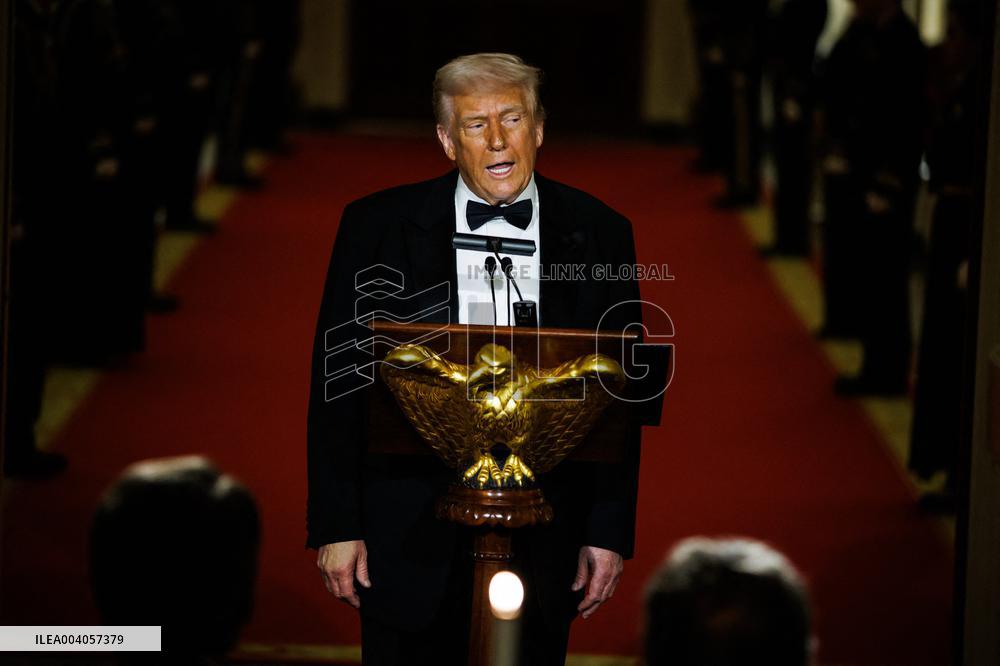 DC: President Trump Hosts National Governors Association Dinner at the White House