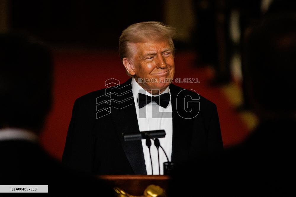 DC: President Trump Hosts National Governors Association Dinner at the White House