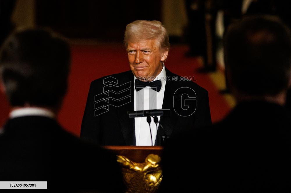 DC: President Trump Hosts National Governors Association Dinner at the White House