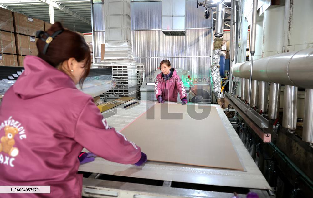 World First Aldehyde-free Density Board Production Line