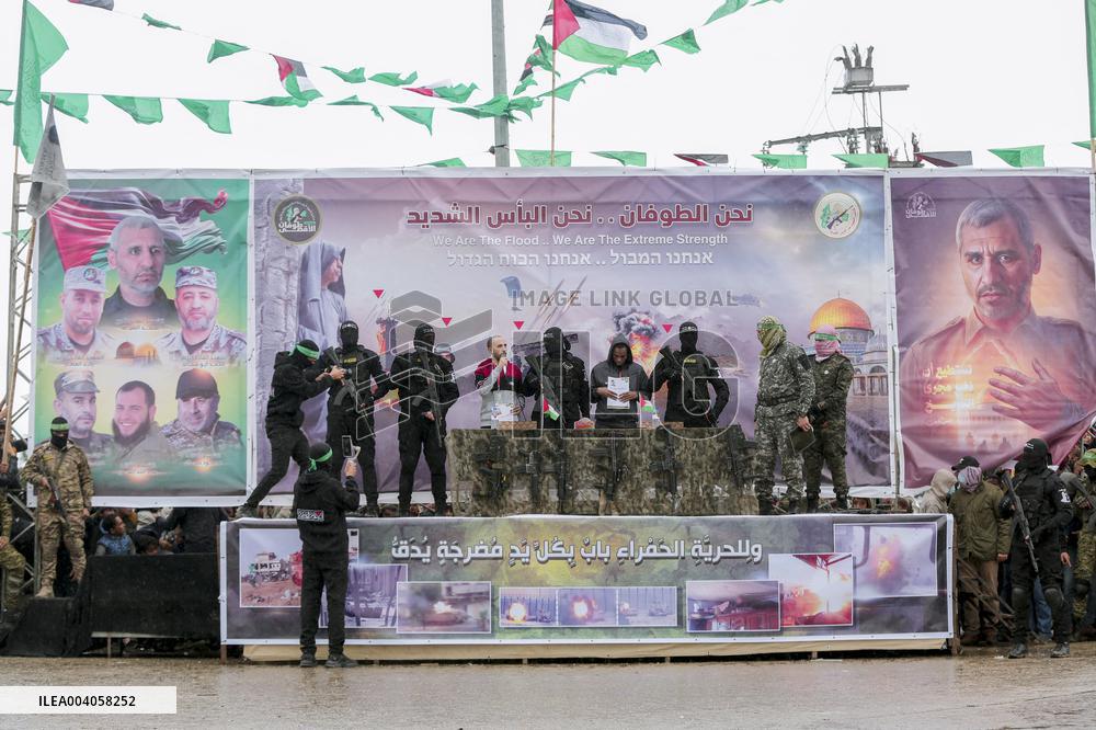 Hamas Hands Over Israeli Hostages To Red Cross In Gaza