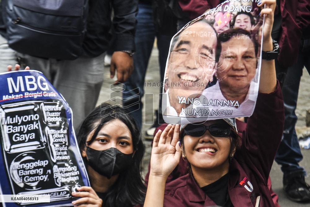 Student Demonstration in Bandung - Indonesia