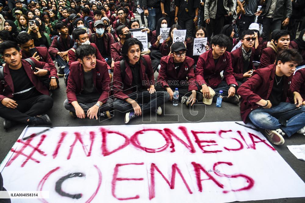 Student Demonstration in Bandung - Indonesia