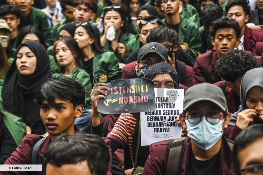 Student Demonstration in Bandung - Indonesia