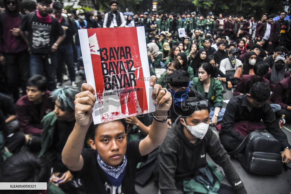 Student Demonstration in Bandung - Indonesia