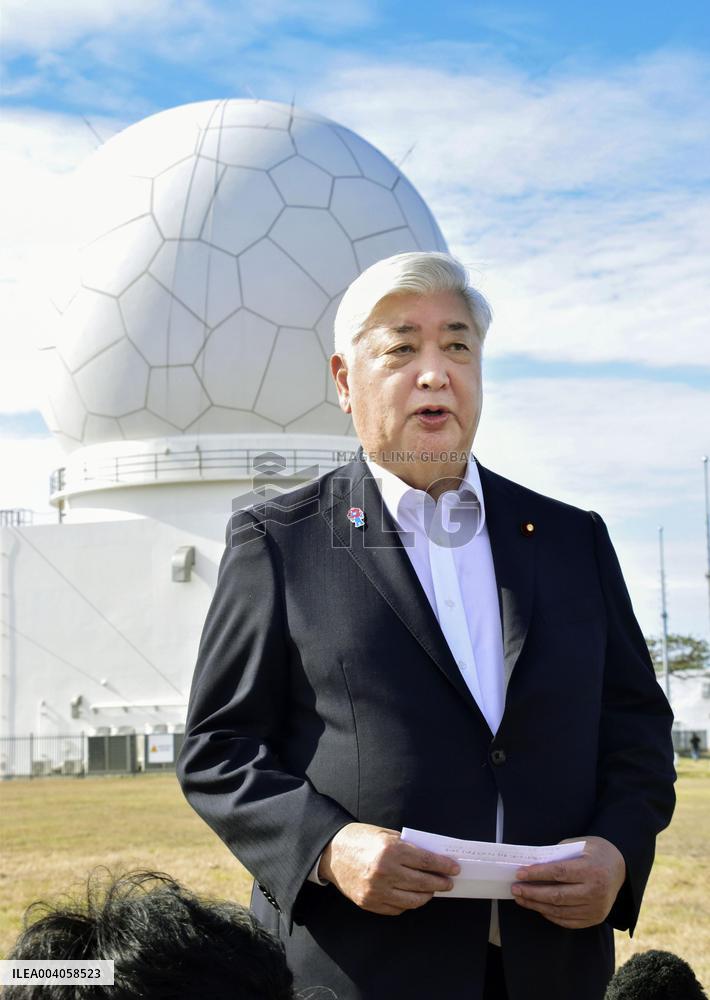 Japan defense chief in Philippines