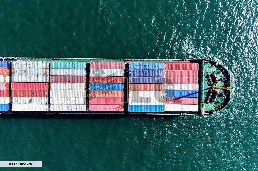 Qingdao Port Container Trade